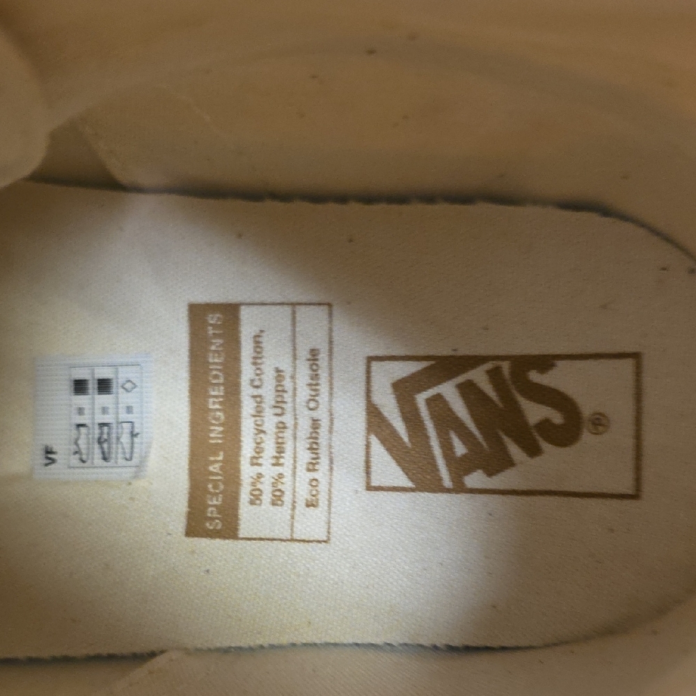 Vans Sk8-Hi Eco Theory Natural Canvas Men’s 8 Women’s 9.5 - Picture 5 of 6